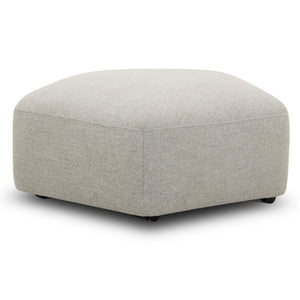 Playful - Canes Cobblestone Ottoman with Casters
