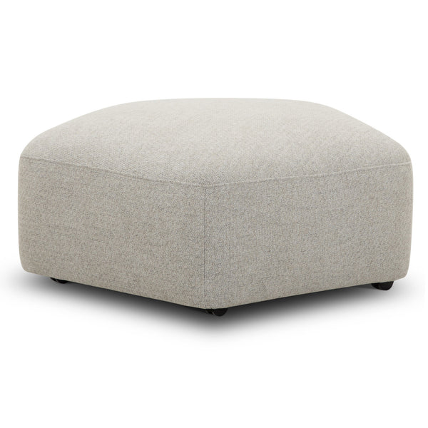 Playful - Canes Cobblestone Ottoman with Casters