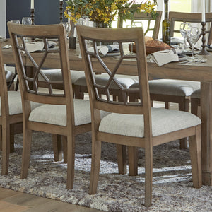 Sundance Dining - Sandstone Grid Back Dining Chair (2/CTN Sold in pairs)