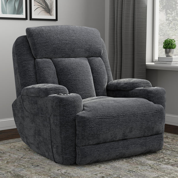 Dalton - Lucky Charcoal Power Recliner