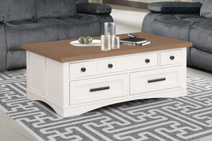 Americana Modern - Cotton Cocktail Table with Lift Top