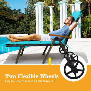 Sturdy aluminum construction holds up to 385 lbs<br>Ergonomic backrest with armrest fits your body curve to a better enjoyment<br>Soft non-woven cushion  provides a more comfortable relax<br>Environmentally friendly PE rattan  breathable and waterproof  s