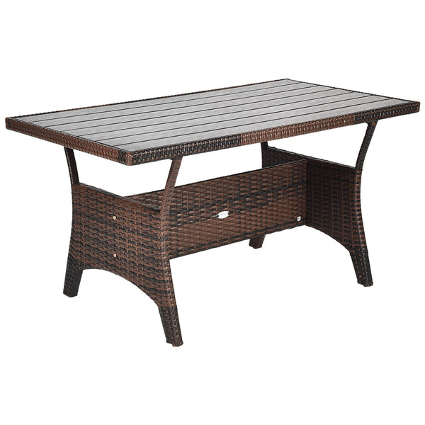 This sofa set provides you with the most comfortable casual experience! Â  The sturdy steel frame makes this set strong enough to be your long-term choice. Exquisite rattan with strong toughness will also give you a good touch. The soft sponge cushion can