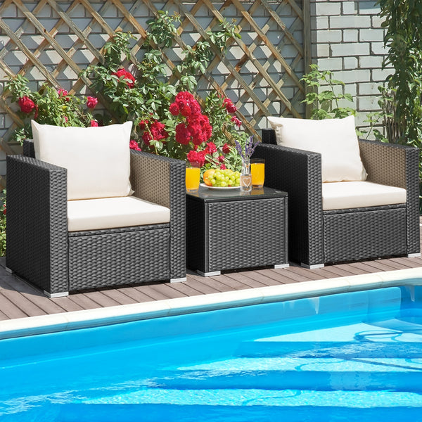 A strong and sturdy steel frame ensures sturdiness<br>Hand-woven rattan is breathable and durable<br>A wide armrest of suitable height is good to relax your arm<br>Thick and soft cushion with a high-density sponge for your hip and back<br>Cover with the z