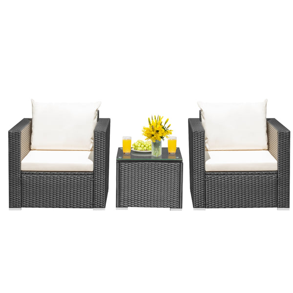 A strong and sturdy steel frame ensures sturdiness<br>Hand-woven rattan is breathable and durable<br>A wide armrest of suitable height is good to relax your arm<br>Thick and soft cushion with a high-density sponge for your hip and back<br>Cover with the z