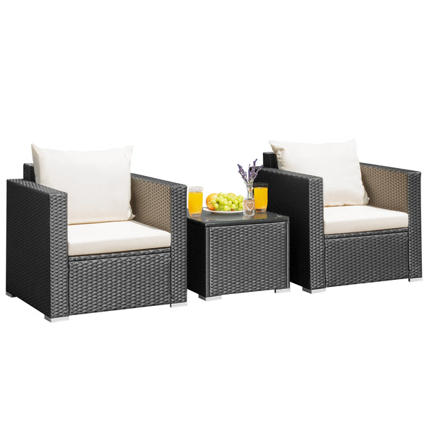A strong and sturdy steel frame ensures sturdiness<br>Hand-woven rattan is breathable and durable<br>A wide armrest of suitable height is good to relax your arm<br>Thick and soft cushion with a high-density sponge for your hip and back<br>Cover with the z