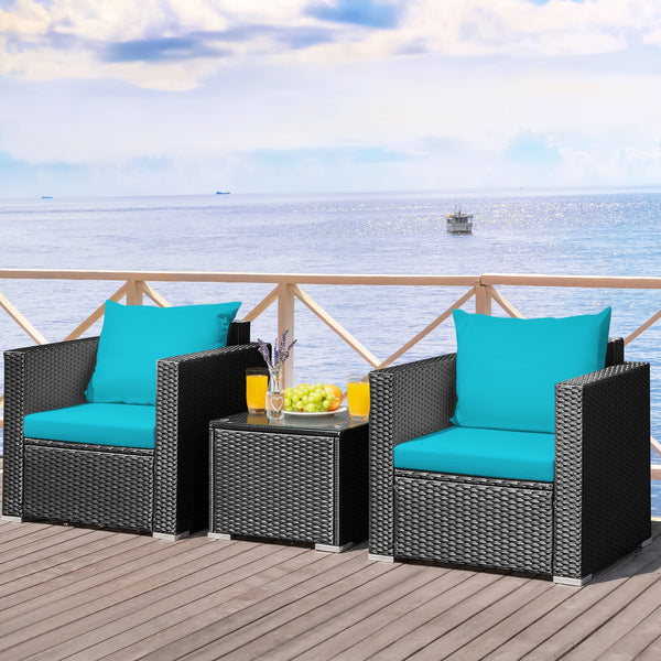 A strong and sturdy steel frame ensures sturdiness<br>Hand-woven rattan is breathable and durable<br>A wide armrest of suitable height is good to relax your arm<br>Thick and soft cushion with a high-density sponge for your hip and back<br>Cover with the z