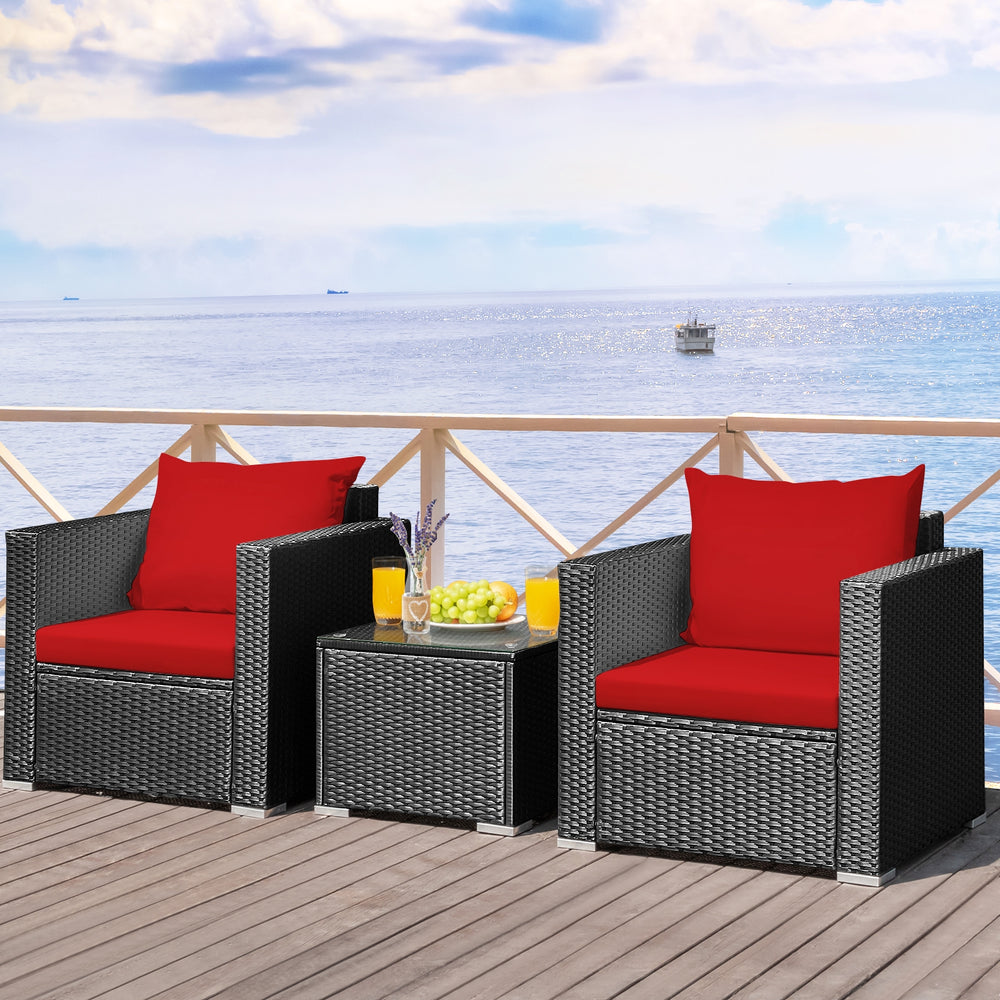 A strong and sturdy steel frame ensures sturdiness<br>Hand-woven rattan is breathable and durable<br>A wide armrest of suitable height is good to relax your arm<br>Thick and soft cushion with a high-density sponge for your hip and back<br>Cover with the z
