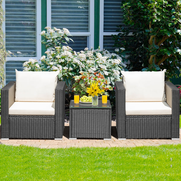 A strong and sturdy steel frame ensures sturdiness<br>Hand-woven rattan is breathable and durable<br>A wide armrest of suitable height is good to relax your arm<br>Thick and soft cushion with a high-density sponge for your hip and back<br>Cover with the z