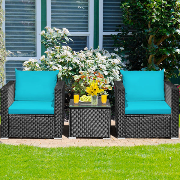 A strong and sturdy steel frame ensures sturdiness<br>Hand-woven rattan is breathable and durable<br>A wide armrest of suitable height is good to relax your arm<br>Thick and soft cushion with a high-density sponge for your hip and back<br>Cover with the z