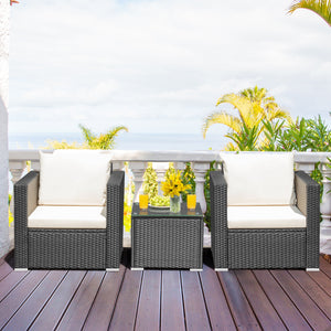 A strong and sturdy steel frame ensures sturdiness<br>Hand-woven rattan is breathable and durable<br>A wide armrest of suitable height is good to relax your arm<br>Thick and soft cushion with a high-density sponge for your hip and back<br>Cover with the z