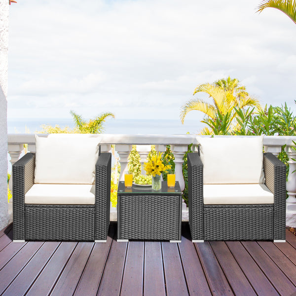 A strong and sturdy steel frame ensures sturdiness<br>Hand-woven rattan is breathable and durable<br>A wide armrest of suitable height is good to relax your arm<br>Thick and soft cushion with a high-density sponge for your hip and back<br>Cover with the z