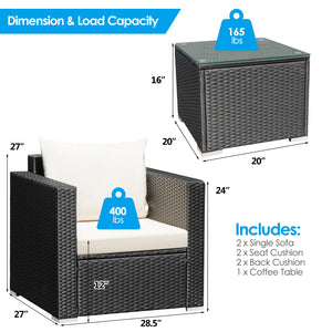 A strong and sturdy steel frame ensures sturdiness<br>Hand-woven rattan is breathable and durable<br>A wide armrest of suitable height is good to relax your arm<br>Thick and soft cushion with a high-density sponge for your hip and back<br>Cover with the z