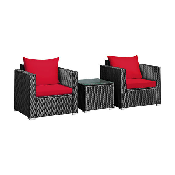 A strong and sturdy steel frame ensures sturdiness<br>Hand-woven rattan is breathable and durable<br>A wide armrest of suitable height is good to relax your arm<br>Thick and soft cushion with a high-density sponge for your hip and back<br>Cover with the z