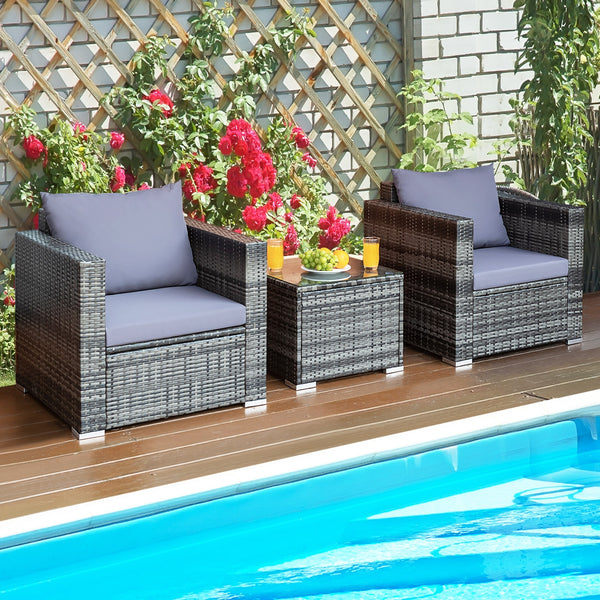 A strong and sturdy steel frame ensures sturdiness <br>Hand-woven rattan is breathable and durable <br>A wide armrest at a suitable height is good for relaxing your arm <br>Thick and soft cushion with a high-density sponge for your hip and back <br>Cover 