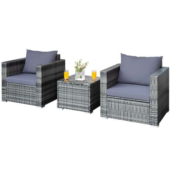 A strong and sturdy steel frame ensures sturdiness <br>Hand-woven rattan is breathable and durable <br>A wide armrest at a suitable height is good for relaxing your arm <br>Thick and soft cushion with a high-density sponge for your hip and back <br>Cover 