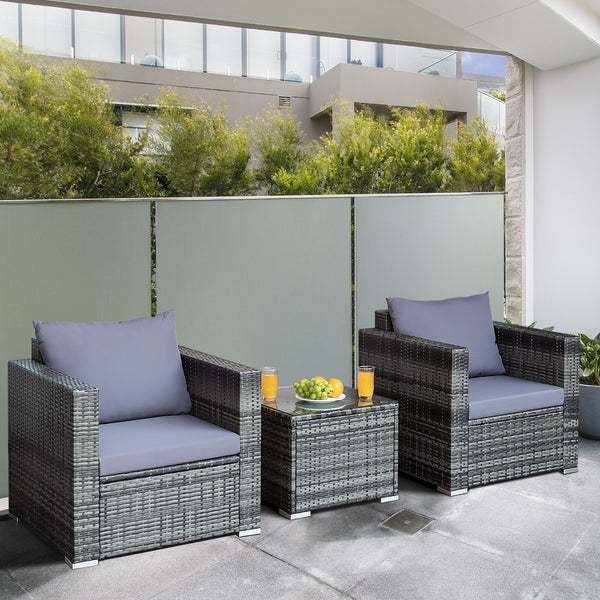 A strong and sturdy steel frame ensures sturdiness <br>Hand-woven rattan is breathable and durable <br>A wide armrest at a suitable height is good for relaxing your arm <br>Thick and soft cushion with a high-density sponge for your hip and back <br>Cover 