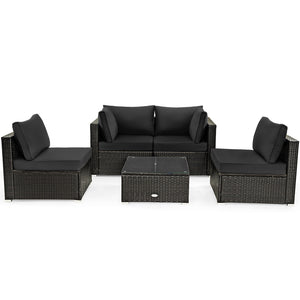 Soft cushions and pillows provide extraordinary comfort <br>The toughened glass tabletop is durable and easy to clean <br>Free combinations for your different needs <br>Detachable covers of cushions are easy to clean <br>Ideal for your patio  backyard por