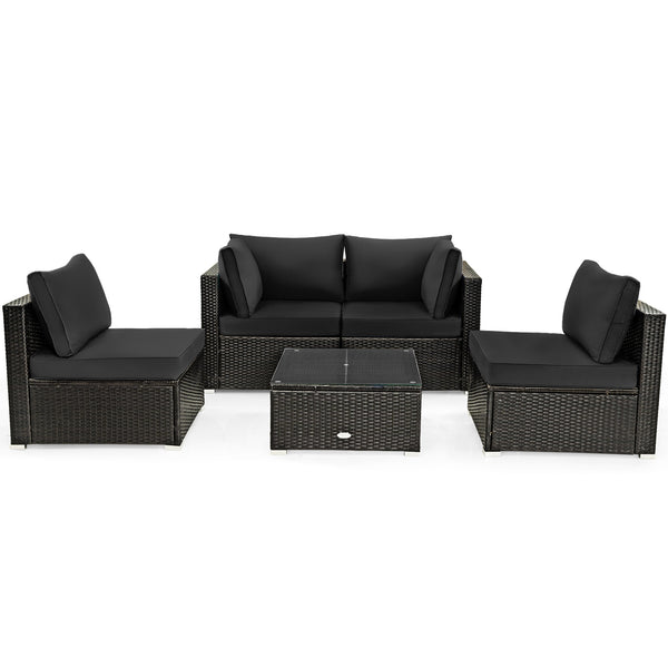 Soft cushions and pillows provide extraordinary comfort <br>The toughened glass tabletop is durable and easy to clean <br>Free combinations for your different needs <br>Detachable covers of cushions are easy to clean <br>Ideal for your patio  backyard por