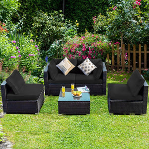 Soft cushions and pillows provide extraordinary comfort <br>The toughened glass tabletop is durable and easy to clean <br>Free combinations for your different needs <br>Detachable covers of cushions are easy to clean <br>Ideal for your patio  backyard por