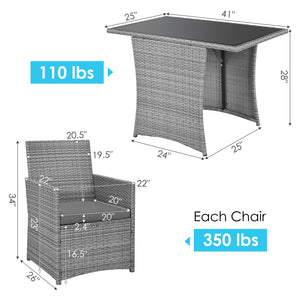 Pushes 2 chairs within the table for space-saving <br>Puts your feet cozily thanks to its spacious space under the table <br>Ideal for limited space with compact design <br>Fits your body curve thanks to its ergonomic backrest and armrests <br>Thick and s