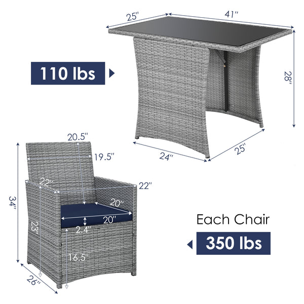 Pushes 2 chairs within the table for space-saving <br>Puts your feet cozily thanks to its spacious space under the table <br>Ideal for limited space with compact design <br>Fits your body curve thanks to its ergonomic backrest and armrests <br>Thick and s