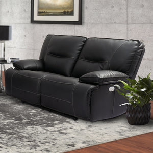 Spartacus - Black Power Reclining Loveseat