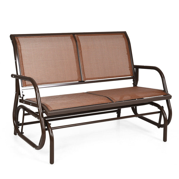 Made of solid steel which is rust-proof and waterproof for longer use <br>Breathable and durable fabric for comfortable seating experience <br>Smooth and gentle gliding system to make you relax <br>Can be placed on the ground steadily with stable base <br