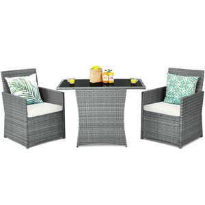 Pushes 2 chairs within the table for space-saving <br>Puts your feet cozily thanks to its spacious space under the table <br>Ideal for limited space with compact design <br>Fits your body curve thanks to its ergonomic backrest and armrests <br>Thick and s