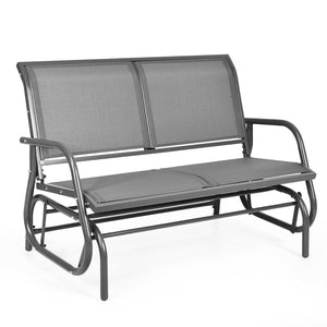 Made of solid steel which is rust-proof and waterproof for longer use <br>Breathable and durable fabric for comfortable seating experience <br>Smooth and gentle gliding system to make you relax <br>Can be placed on the ground steadily with stable base <br