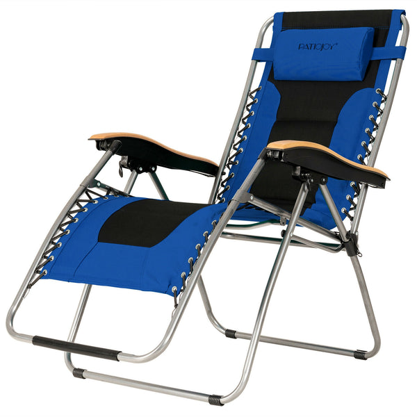 The zero gravity chair provides every customer with the most comfortable and secure way to enjoy life. Â  This heavy-duty lounge chair features a triangular support structure  which offers excellent stability for safe load-bearing. The reclining angle of 
