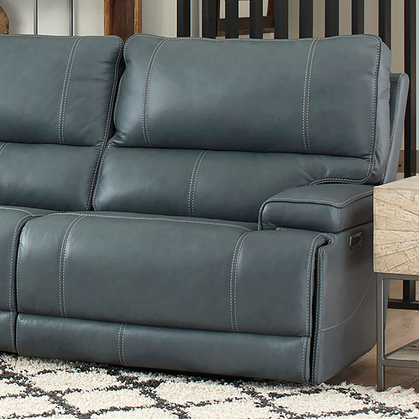 Whitman - Verona Azure - Powered By Freemotion Cordless Power Right Arm Facing Recliner