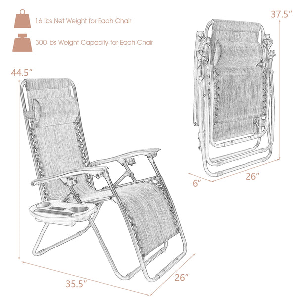 Strong double bungee ropes and rustproof frame ensure a long-time use <br>Adjustable padded pillow for both headrest and lumbar support <br>Add extra stability with reinforced triangular structure and non-slip foot pads <br>Designed with a locking system 