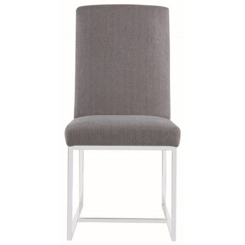Jackson Floating Dining Chair with Chrome Base