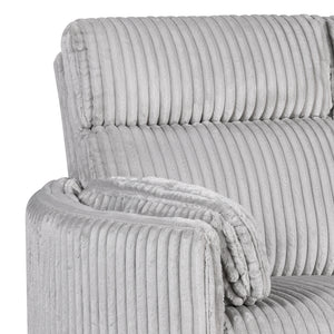 Radius - Mega Grey Power Glider Reclining Console Loveseat