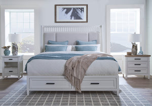 Americana Modern Bedroom King Shelter Bed