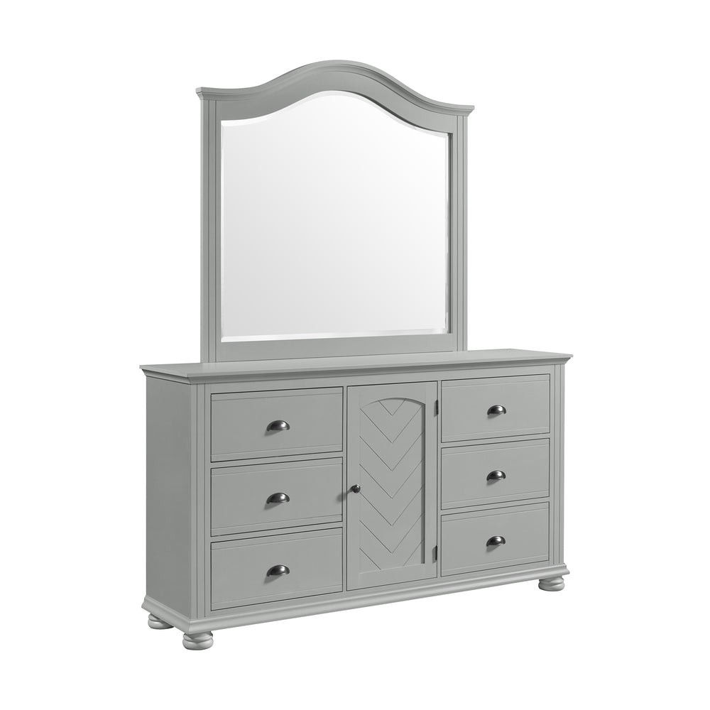 Kona 4pc Queen Bedroom Set (Bed, dresser, mirror & nightstand)