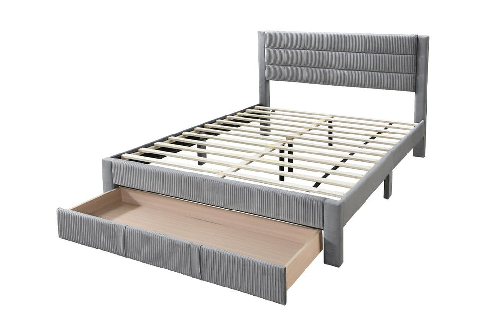 QUEEN BED W/ UNDERBED DRAWER