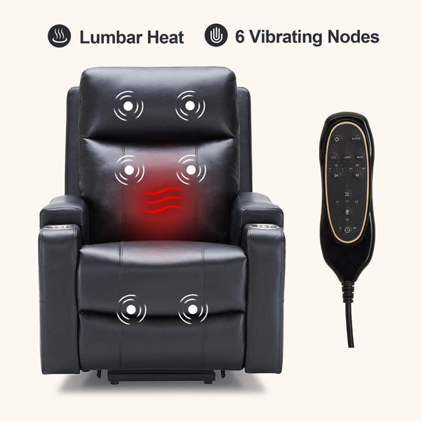 Logan Vegan Leather Power Lift Recliner