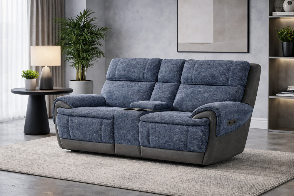 Caspian Power Loveseat with Immersive Sound