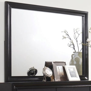 Miranda Mirror with Wood Frame