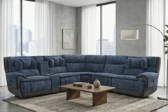 Caspian 6pc Power Sectional with Immersive Sound