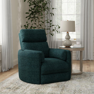 Radius - Peacock Power Swivel Glider Recliner