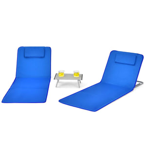 The beach chairs and table can be folded in seconds <br>Suitable for beach  camping  patio  backyard  and garden <br>The table allows you to enjoy drinks and food within reach <br>Equipped with shoulder straps and a carry bag  easy to transport <br>The ba