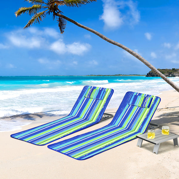 The beach chairs and table can be folded in seconds <br>Suitable for beach  camping  patio  backyard  and garden <br>The table allows you to enjoy drinks and food within reach <br>Equipped with shoulder straps and a carry bag  easy to transport <br>The ba