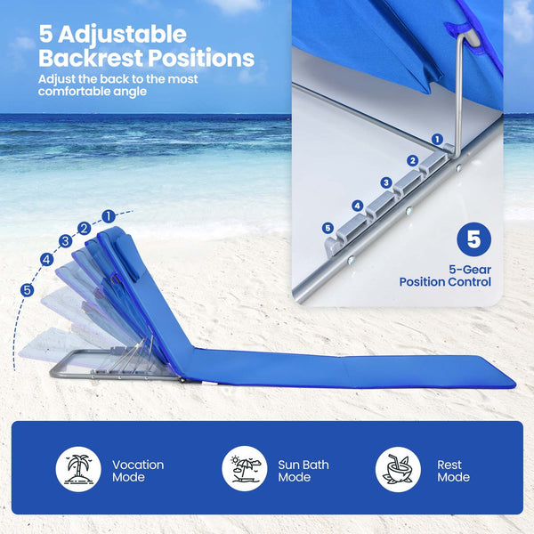 The beach chairs and table can be folded in seconds <br>Suitable for beach  camping  patio  backyard  and garden <br>The table allows you to enjoy drinks and food within reach <br>Equipped with shoulder straps and a carry bag  easy to transport <br>The ba