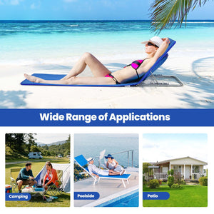 The beach chairs and table can be folded in seconds <br>Suitable for beach  camping  patio  backyard  and garden <br>The table allows you to enjoy drinks and food within reach <br>Equipped with shoulder straps and a carry bag  easy to transport <br>The ba