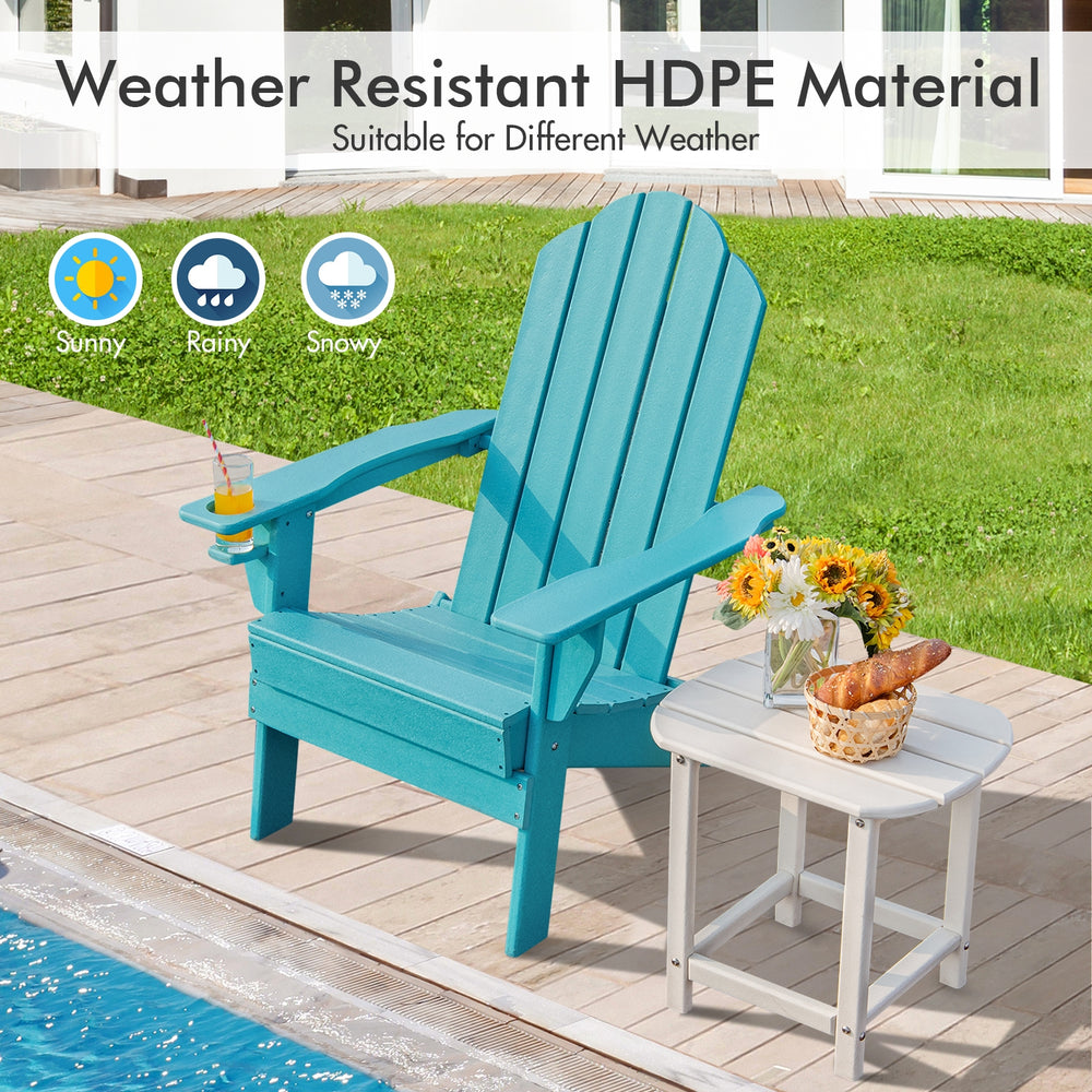 Fade-resistant PE material and 304 stainless steel screws for weather resistance<br>Require no painting  staining  or waterproofing for low maintenance<br>Clean the surface with water or soap for easy cleaning<br>Save your outdoor space and easy to store 