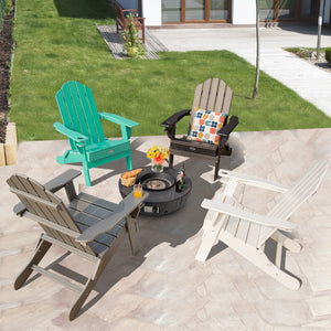 Fade-resistant PE material and 304 stainless steel screws for weather resistance<br>Require no painting  staining  or waterproofing for low maintenance<br>Clean the surface with water or soap for easy cleaning<br>Save your outdoor space and easy to store 