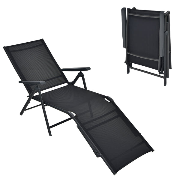 5 backrest angles and 2 footrest positions to meet various needs <br>Breathable and wearable seat fabric brings much comfort <br>Ergonomic design brings relaxation to your journey <br>Steel frame is not easy to rust and of high durability <br>Stable trian